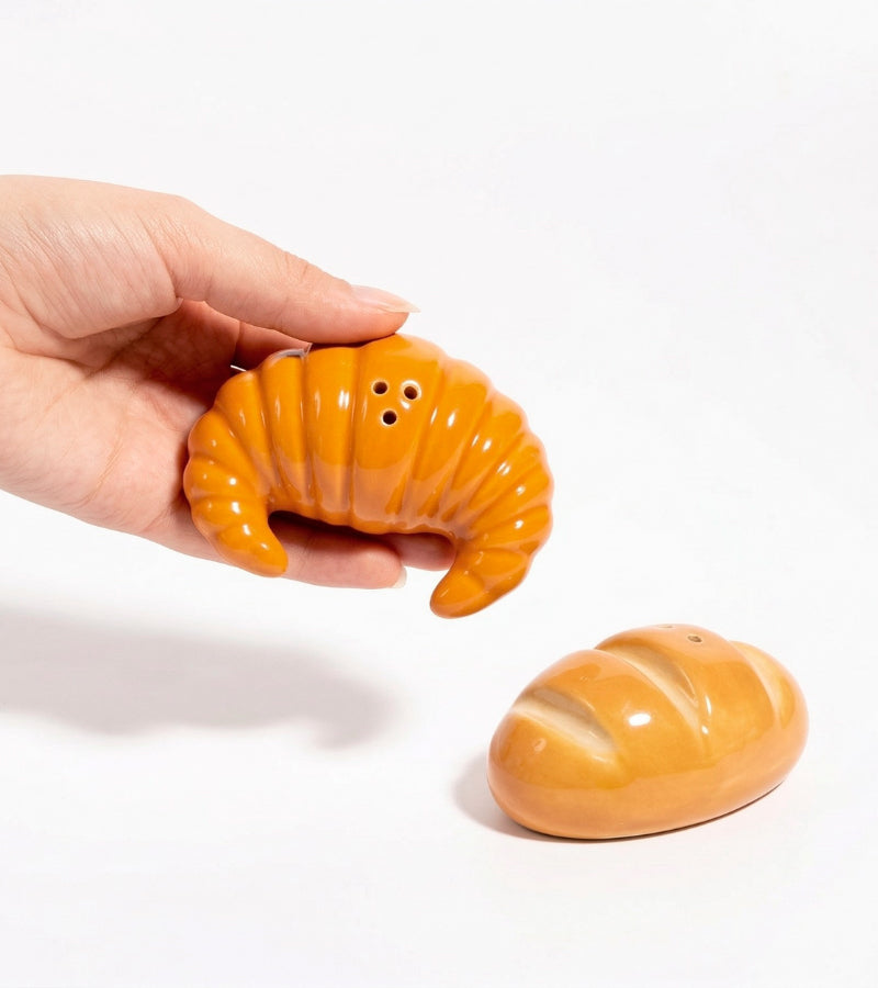 L'avant gardiste Salière Poivrière Baguette Croissant