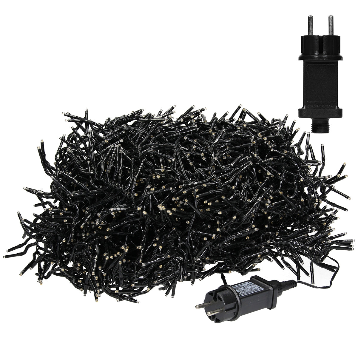 ECD Germany Haus & Wohnen guirlande grappe 22 m 3000 LED