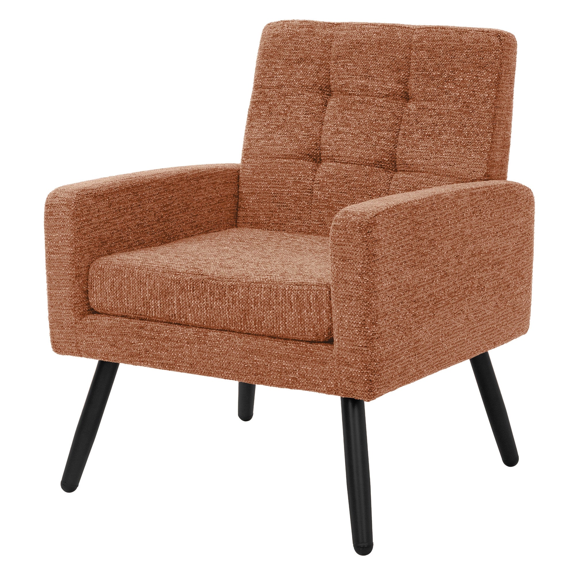ECD Germany ML fauteuil anthracite 66,5x80x63,5 cm tissu polyester