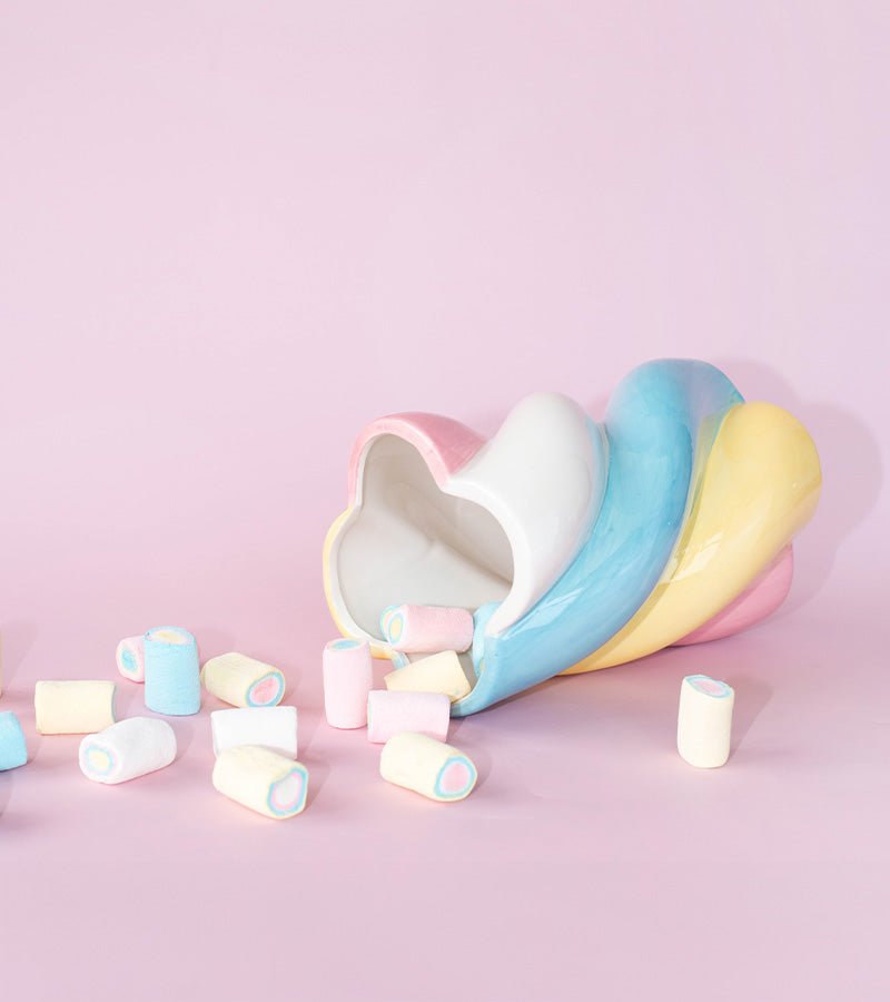L'avant gardiste Vases vase Candy Marshmallow couleur sucrée déco
