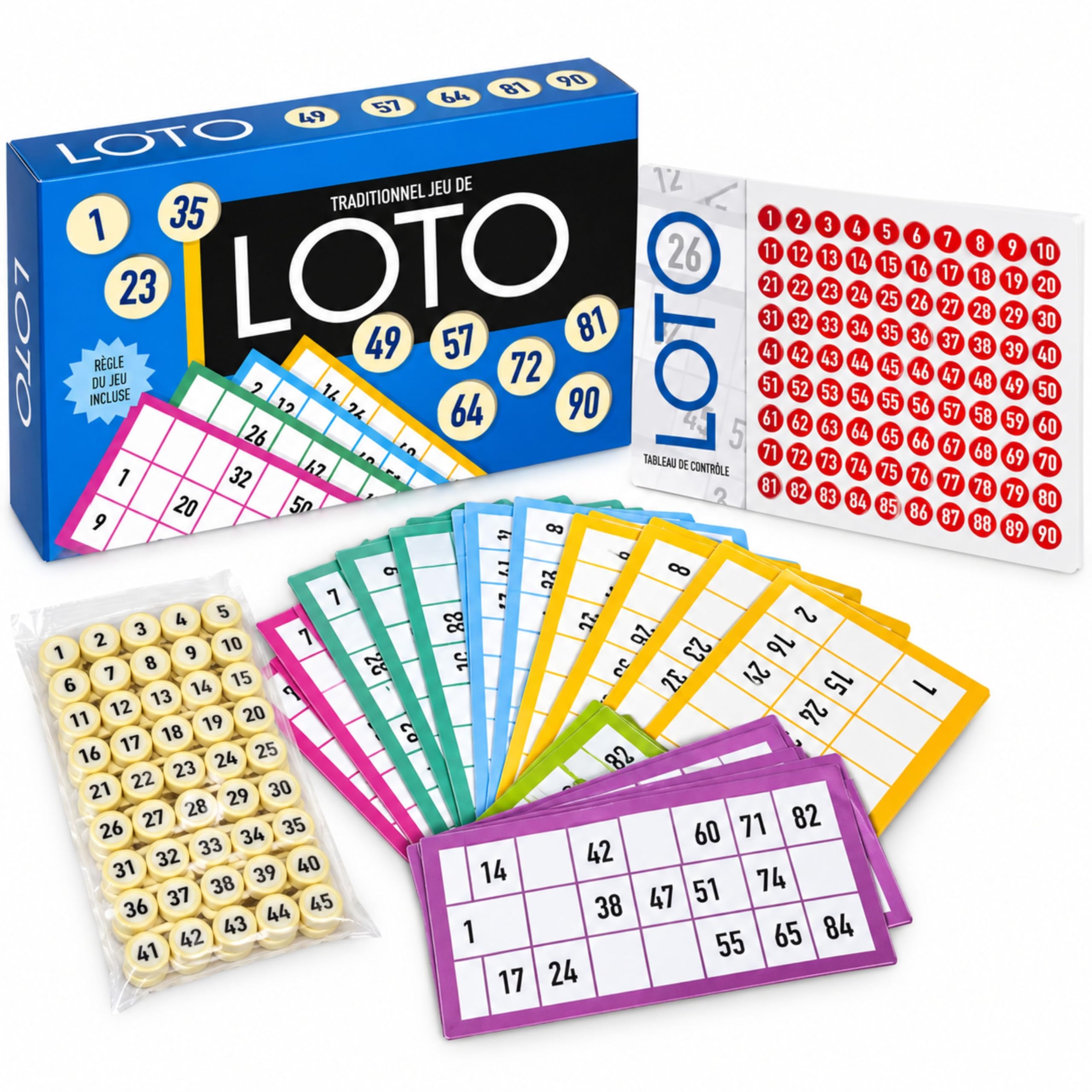 Shop-Story Loisirs jeu loto voyage 36 cartons 18x11cm