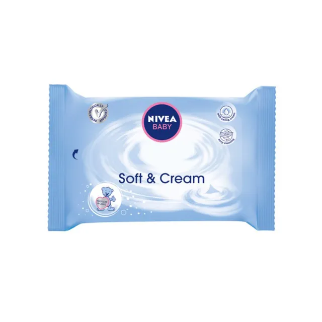 Nivea Soft Cream lingettes bébé x63 crème
