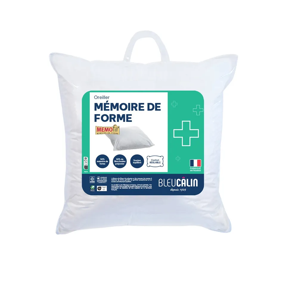 Stokomani Maison oreiller mémoire de forme 60x60 cm