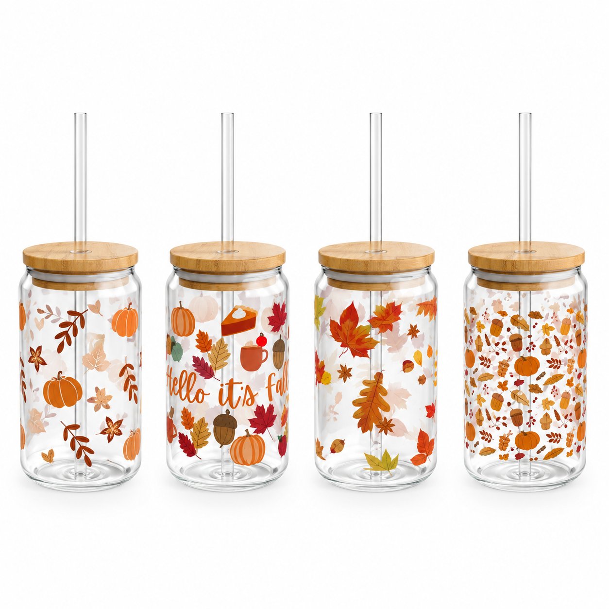 Cook Keen gourde verre 485 ml paille et couvercle bambou