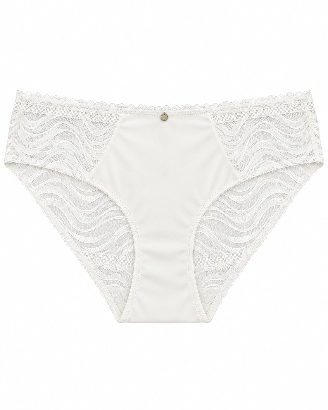 Bella Diva culotte dentelle zébrée blanche 40/42