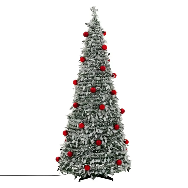 ECD Germany Sapin de Noël artificiel pop-up 180 cm LED
