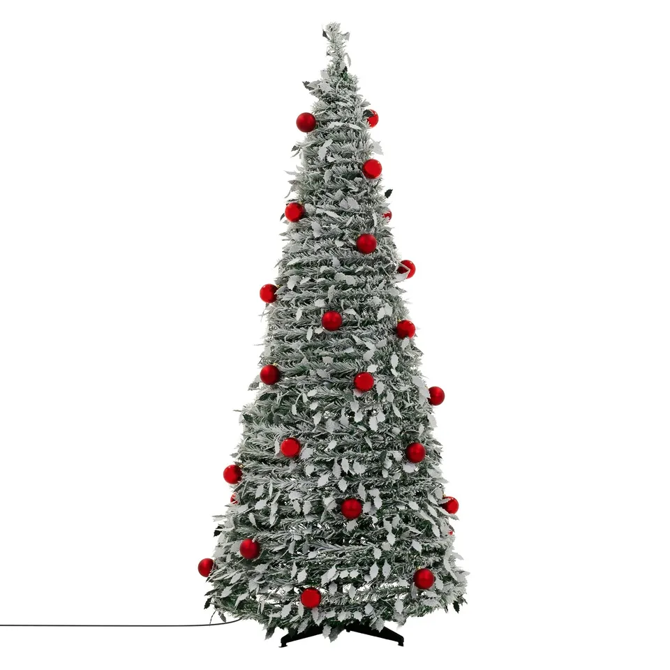 ECD Germany Sapin de Noël artificiel pop-up 180 cm LED
