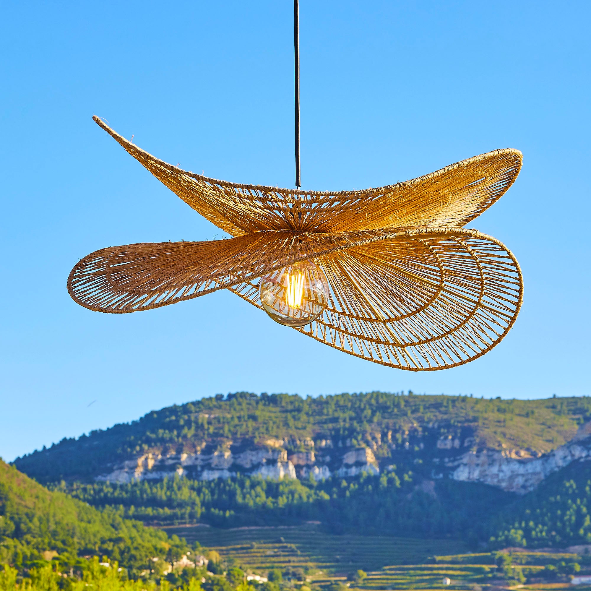 Red Deco Solara Outdoor Cable suspension jute 5m