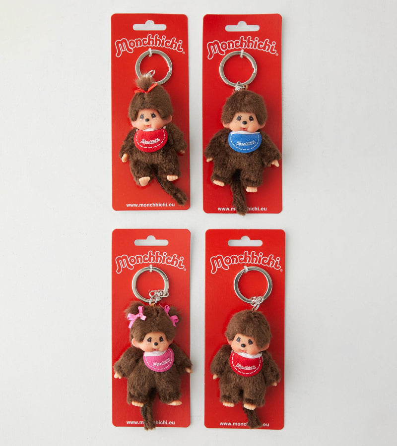 Monchhichi Kiki classique porte-clés peluche surprise