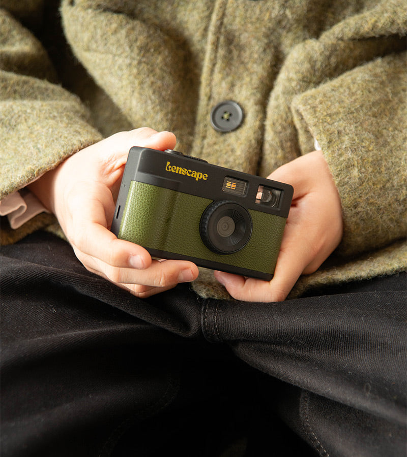 Lenscape V2 appareil photo sans écran marron vintage
