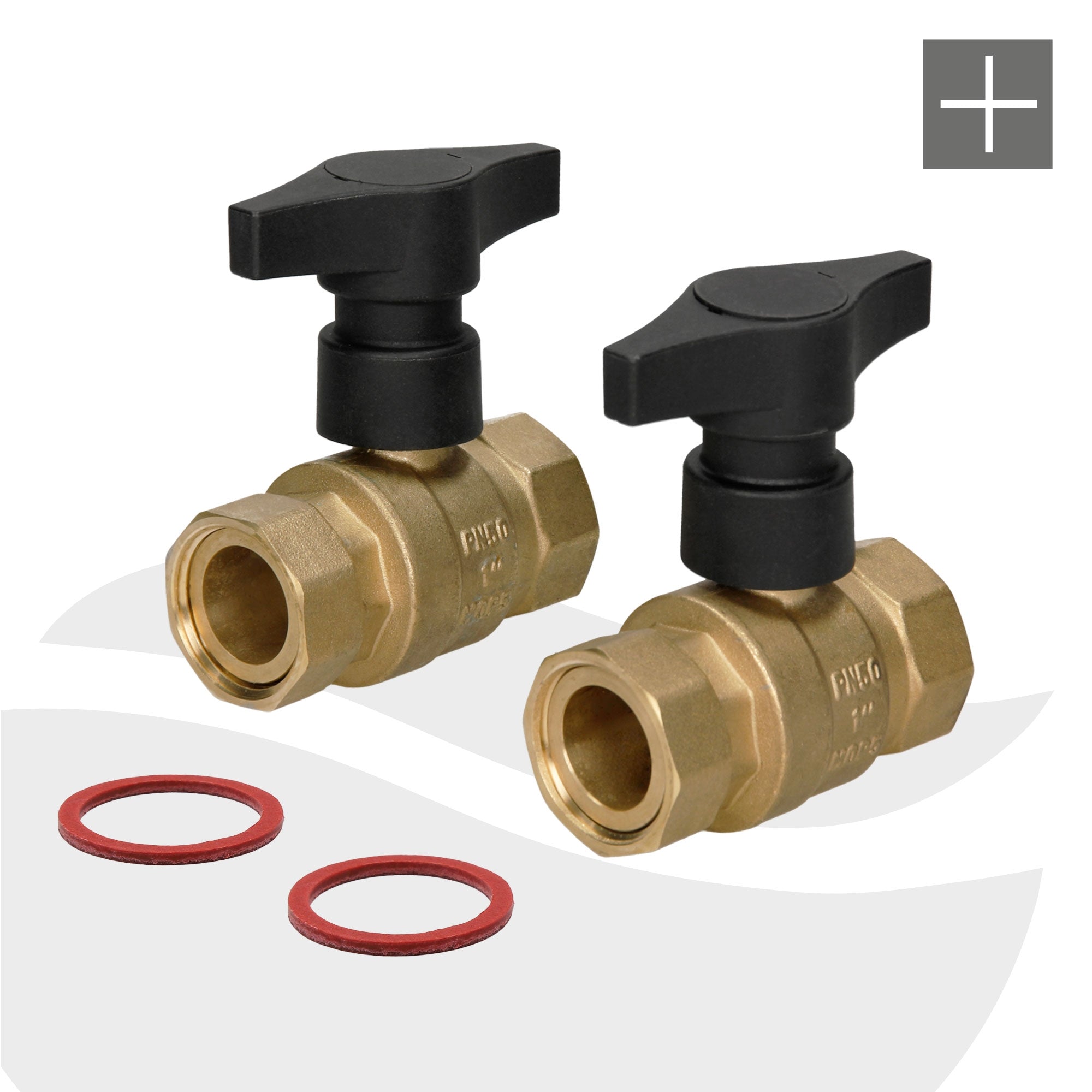 LuxeBath séparateur de boues magnétique 1"-3/4" vannes