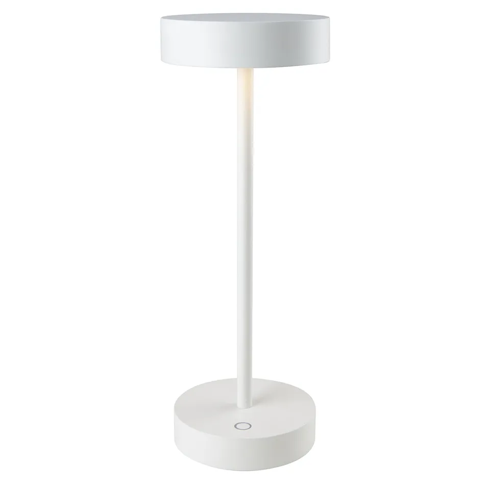 Red Deco Sandy White lampe table sans fil H33 cm blanc