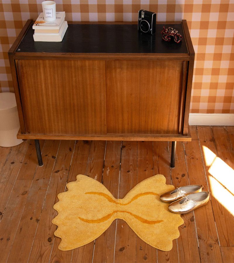 L'avant gardiste Tapis Farfalle tapis pâtes déco