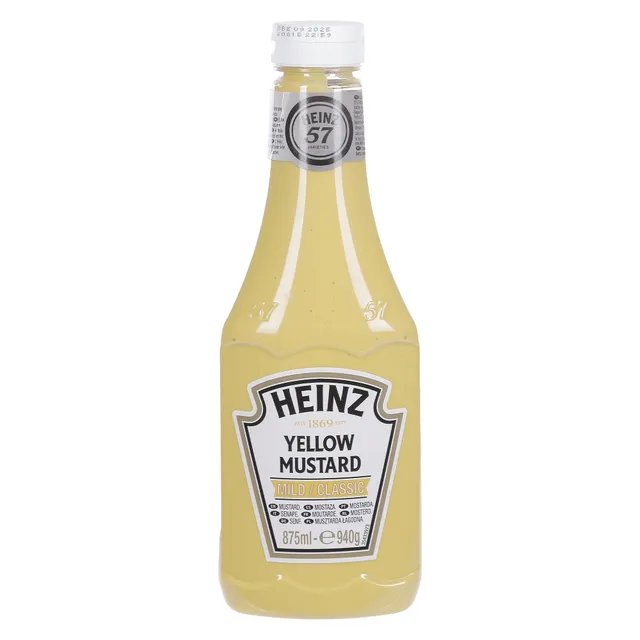 Yellow sauce moutarde jaune condiment