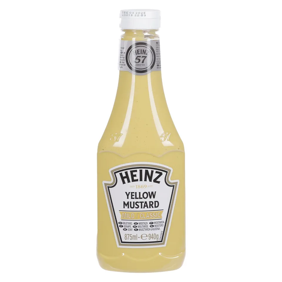 Yellow sauce moutarde jaune condiment
