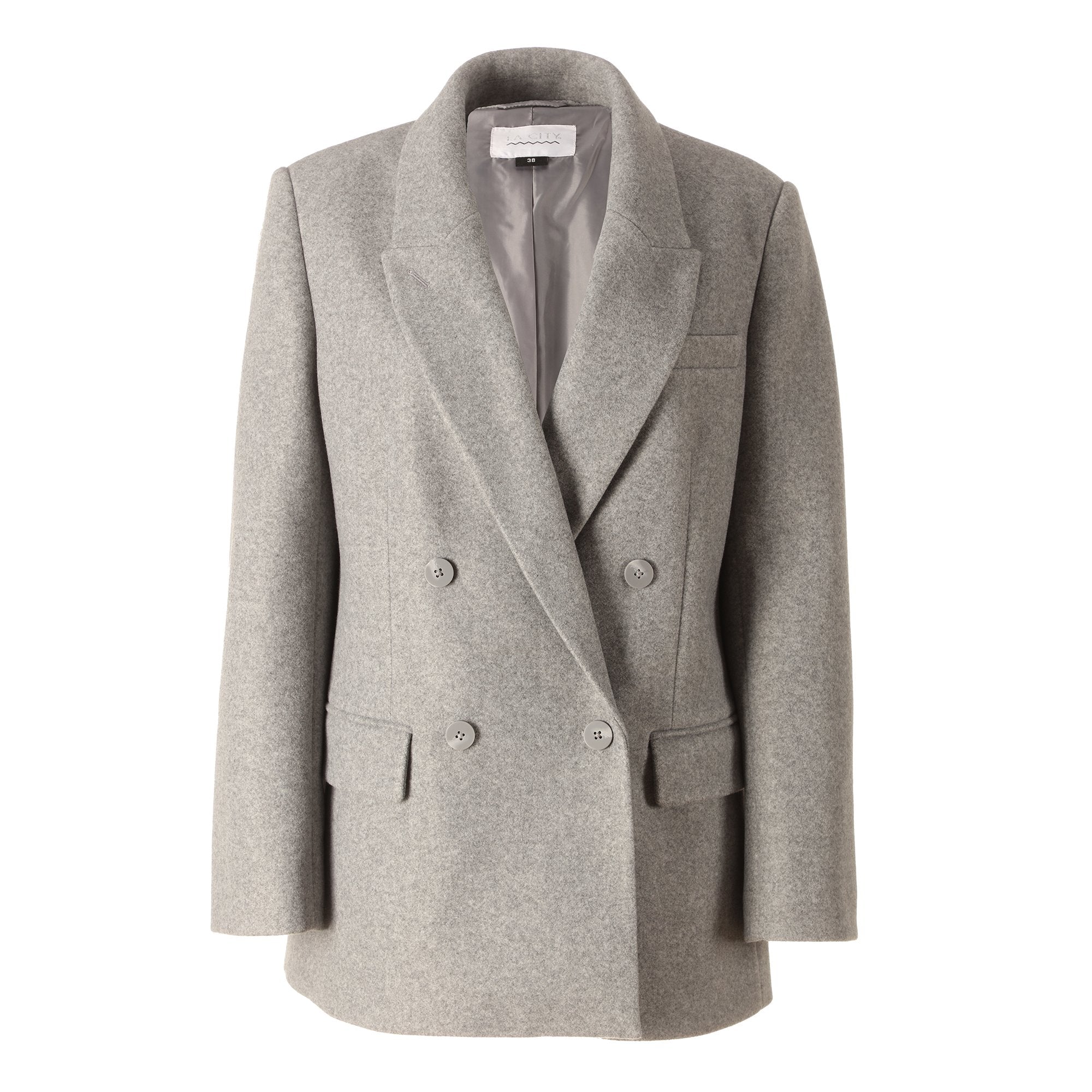 Stokomani Mode blazer gris clair femme taille 38 bureau