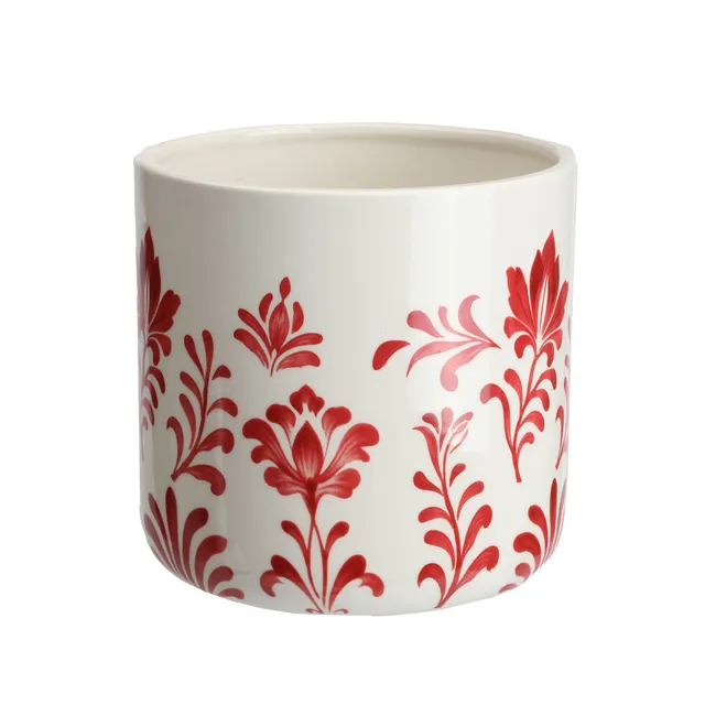 Déclic Home Vase céramique vert 16x16x16 cm dolomite