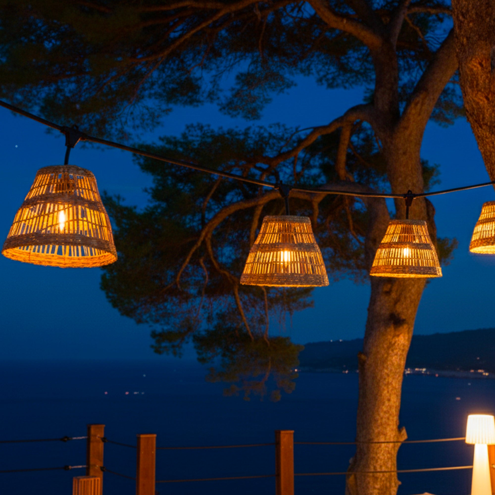 Red Deco Tessa Light 6m guirlande lumineuse 7 ampoules bohème