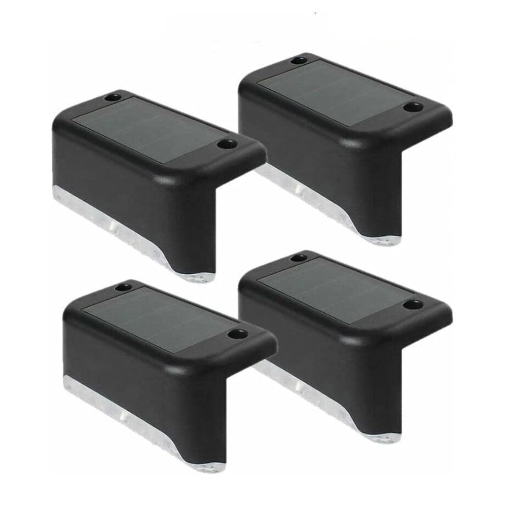Shop-Story Solarled pack 4 appliques solaires LED noires