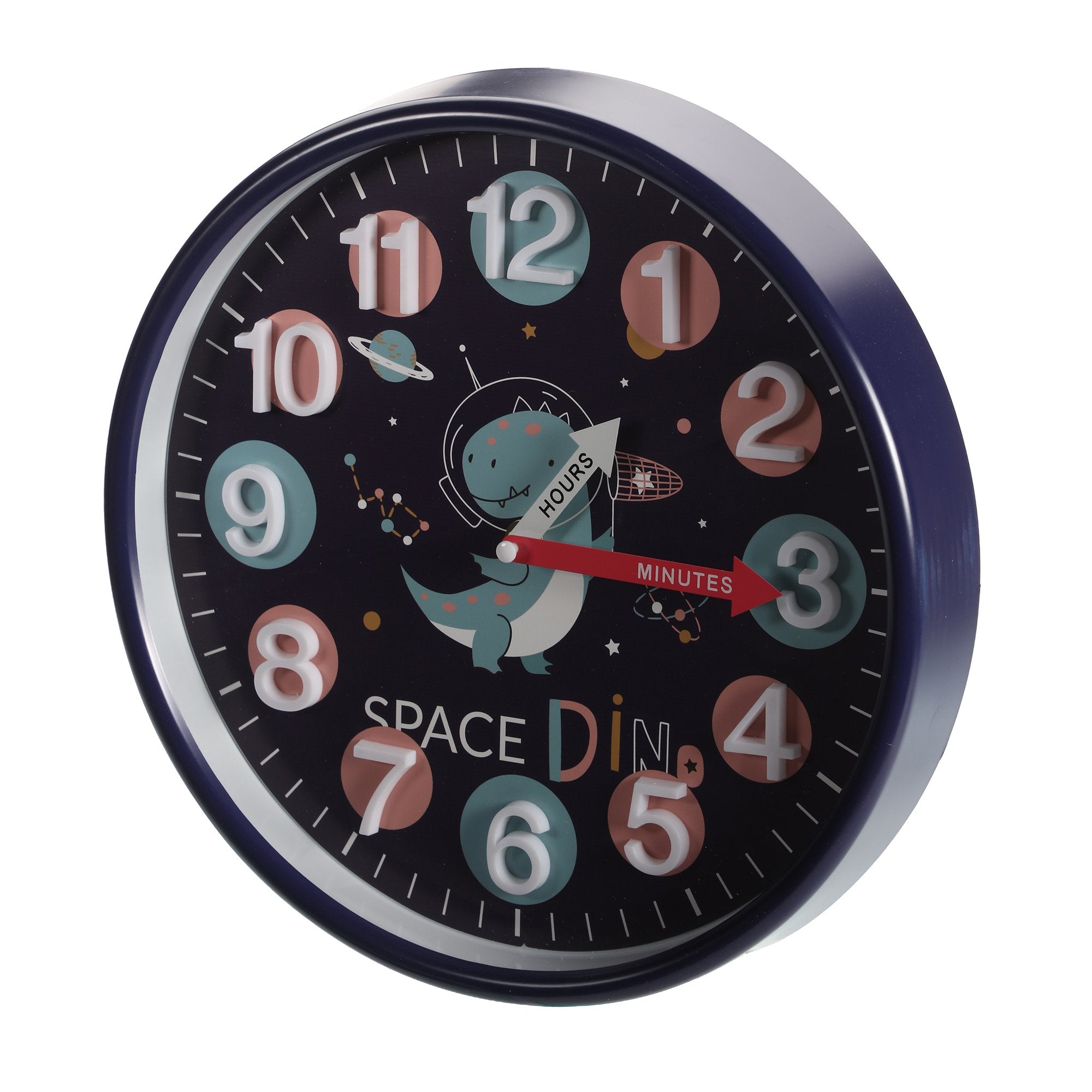 Stokomani Maison Horloge enfant bleue 30 cm