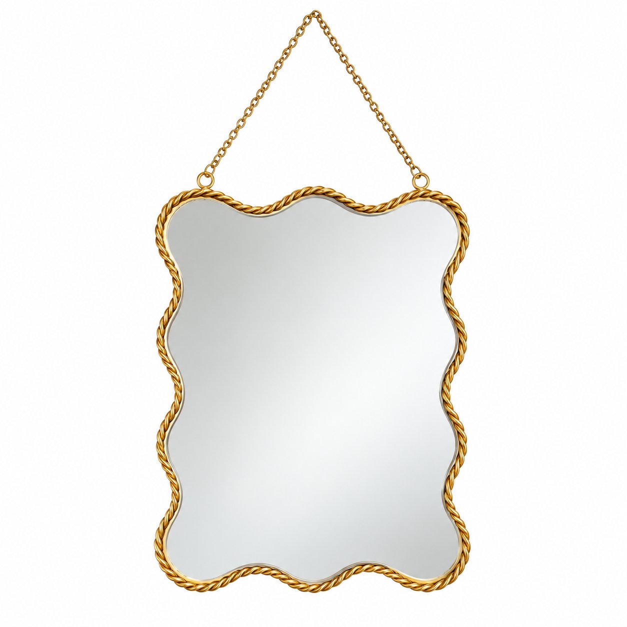 Stokomani Maison Déclic Home miroir verre métal 33,3 cm