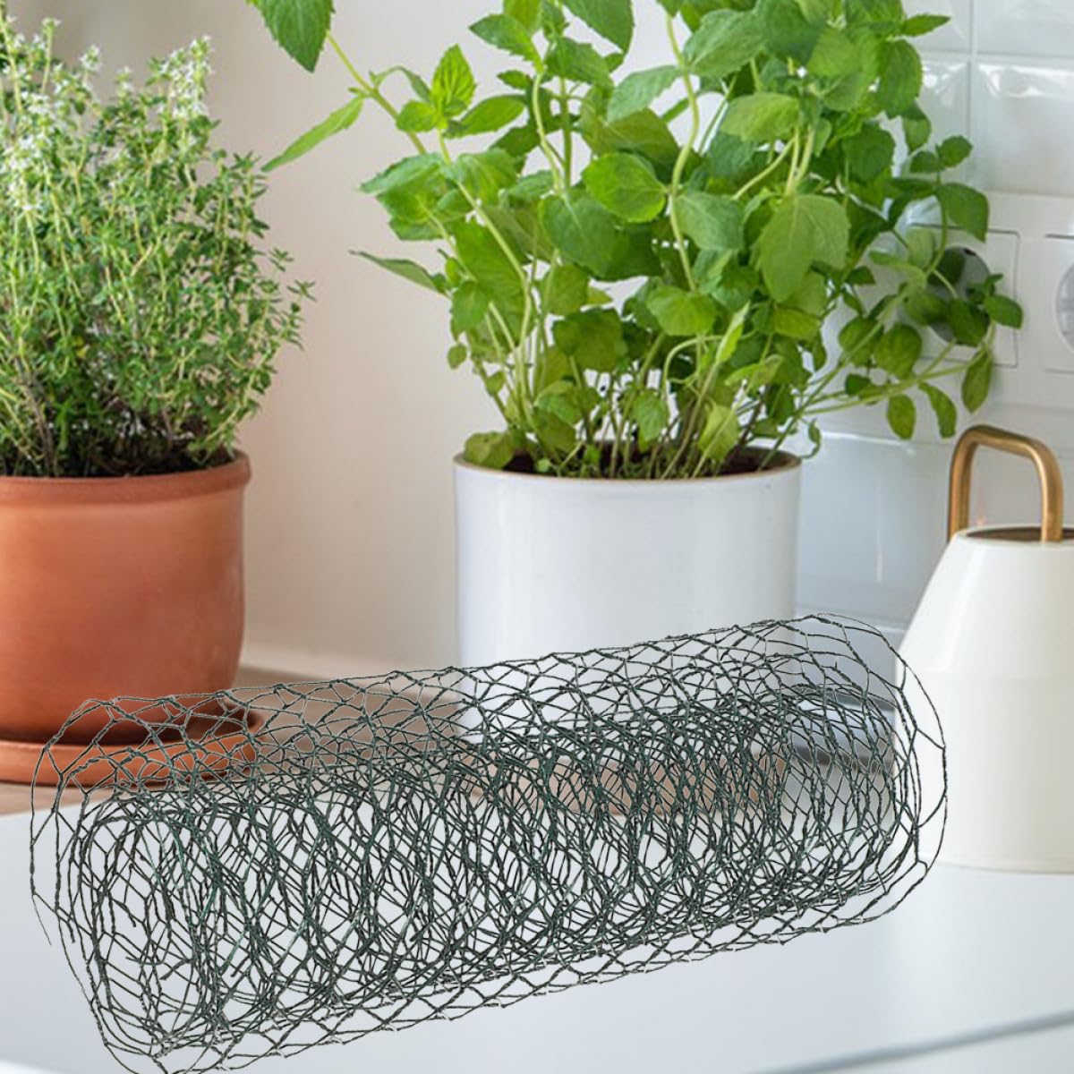 Milisten Patio grillage poule vert 30 cm x 1 m maille 19 mm