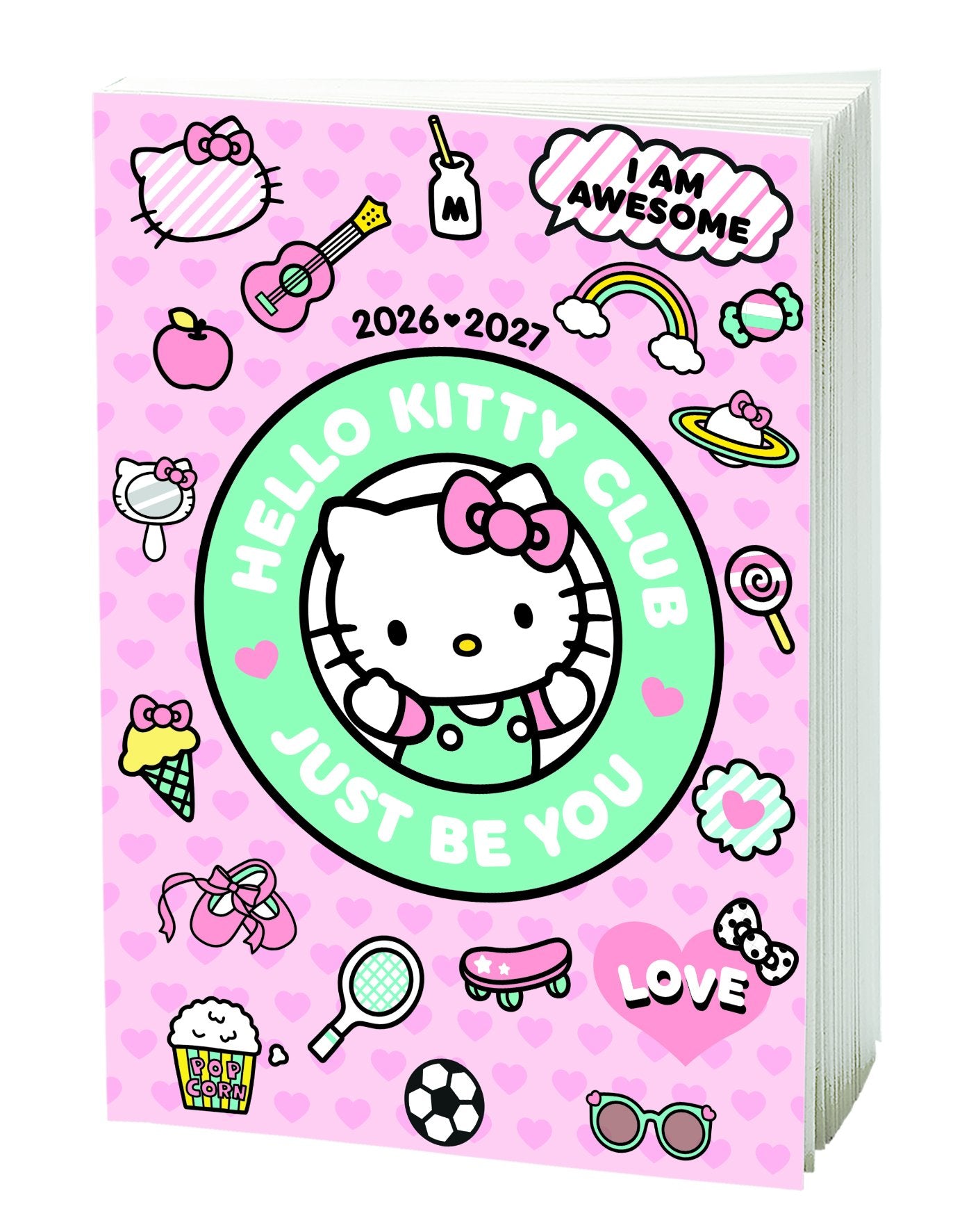 Hello Kitty Agenda 2026-2027 scolaire journalier Hello Kitty