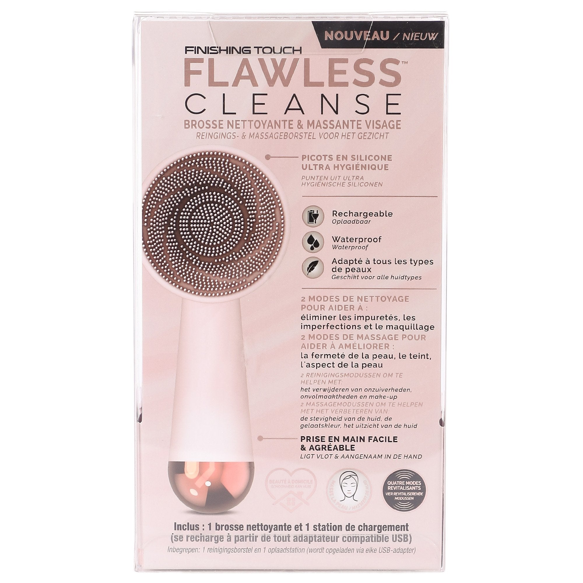 Finishing Touch Flawless Cleanse brosse visage silicone