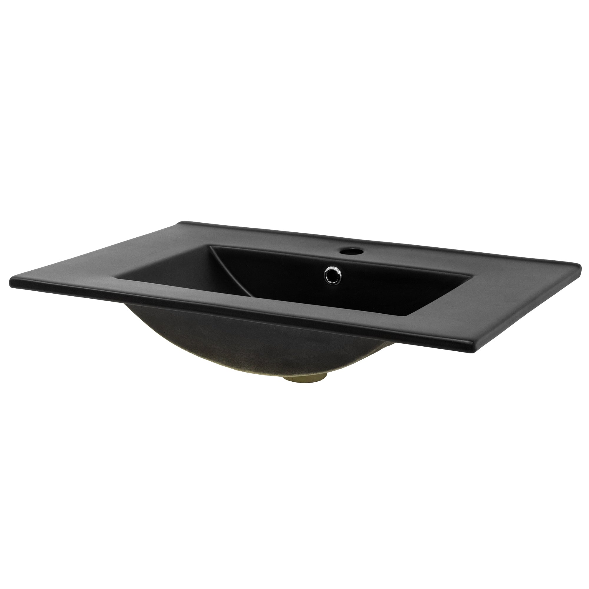 ECD Germany Sanitär lavabo encastrer blanc 61 cm céramique