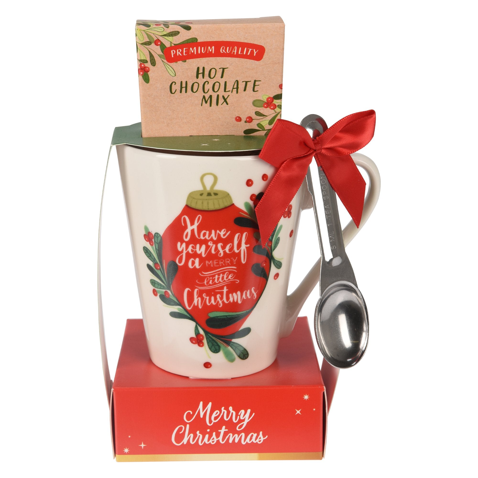 Stokomani Coffret Mug Festif Noël Chocolat en Poudre