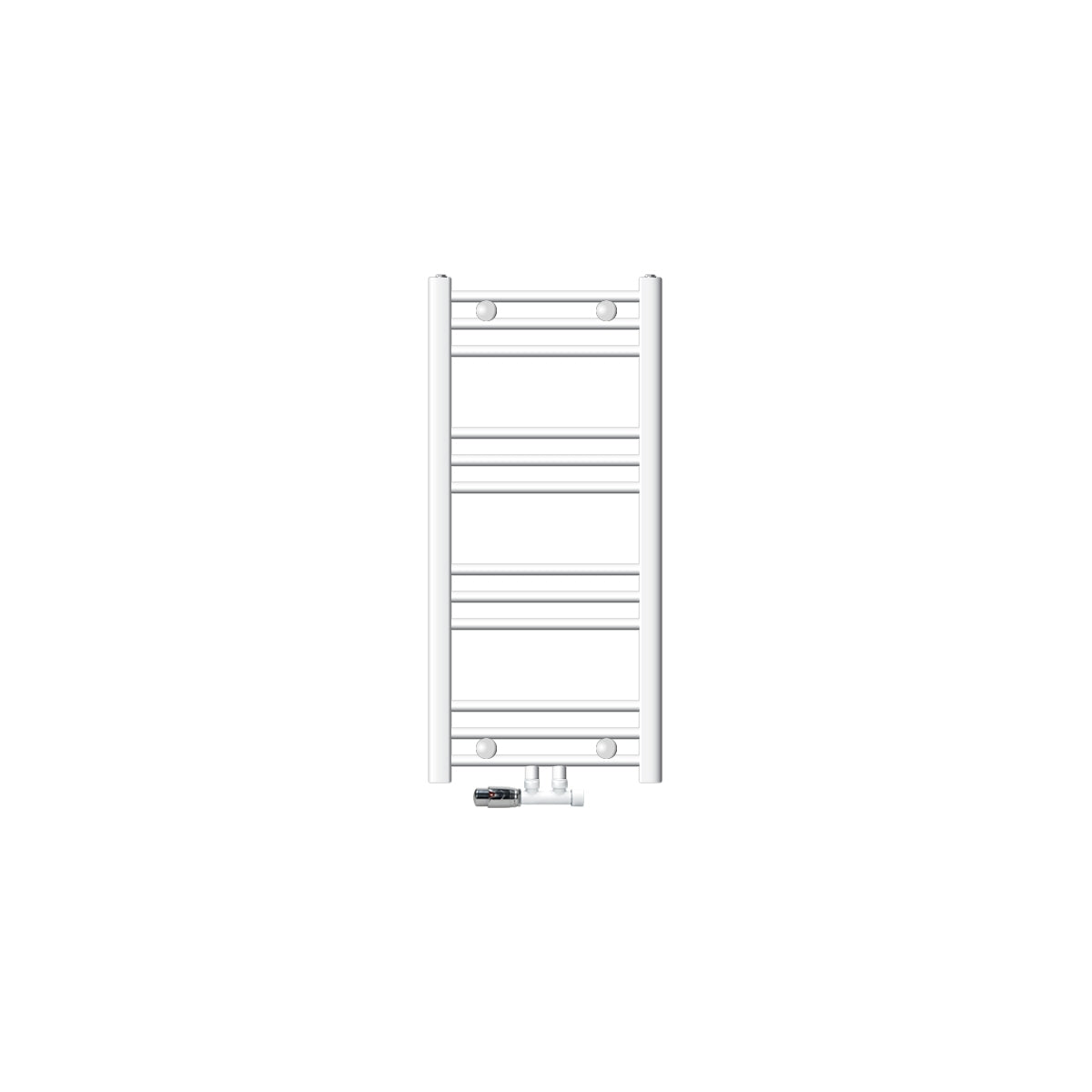 ECD Germany LuxeBath sèche-serviettes blanc 400x800 raccord central
