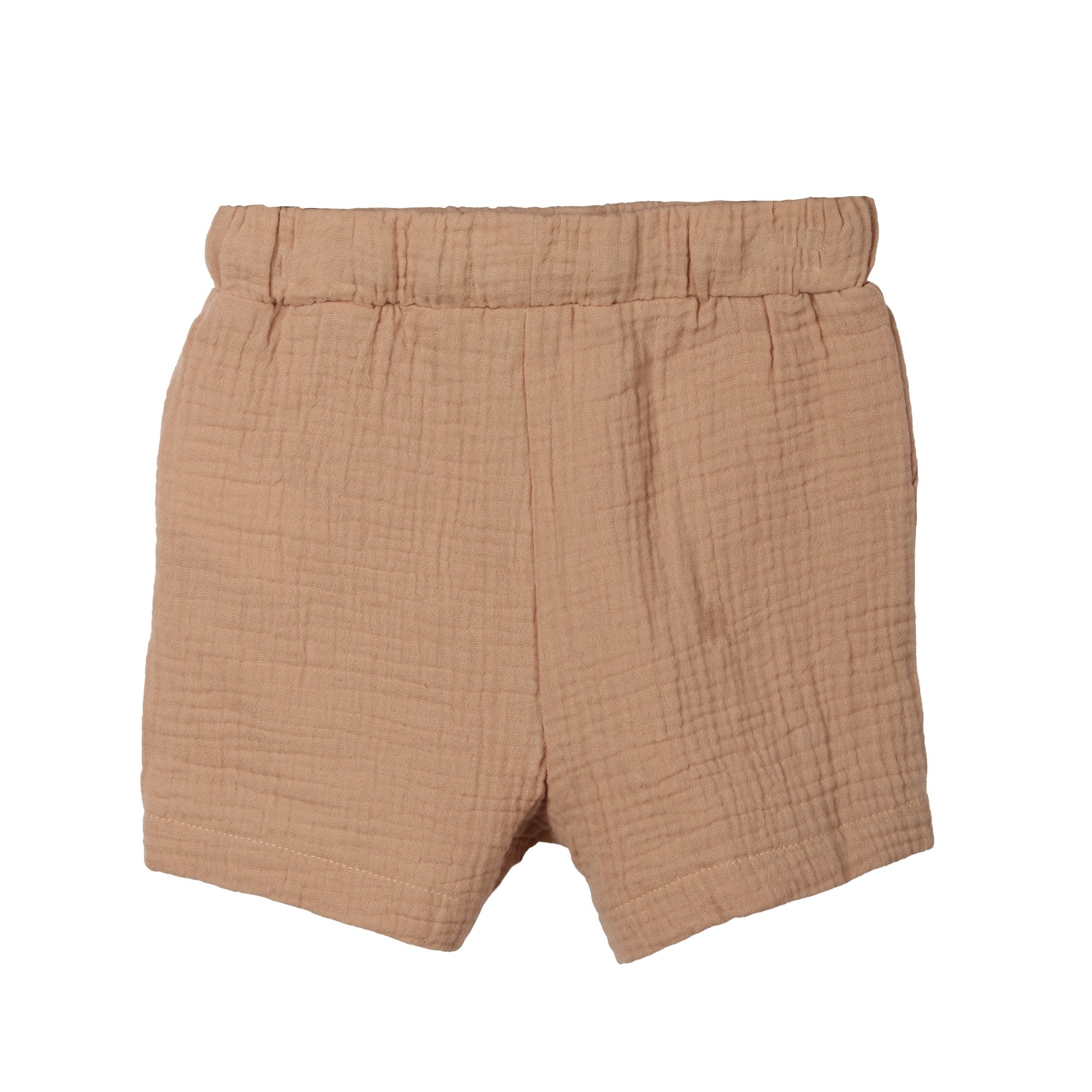Stokomani Mode Ensemble chemisette short coton marron 12M