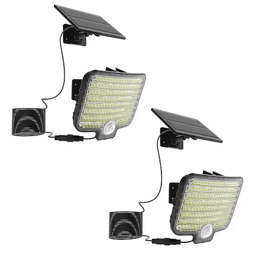 Red Deco Brightly lot 2 spots solaires LED détecteur mouvement