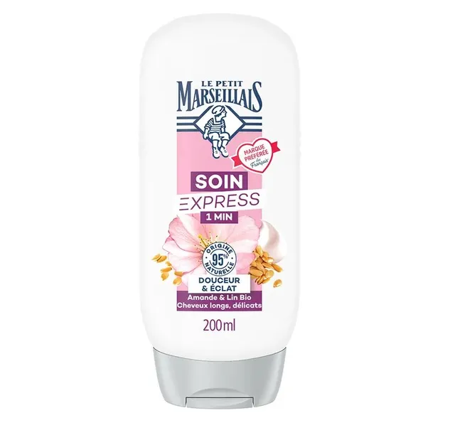 Le Petit Marseillais shampooing amande douce bio lin douceur éclat