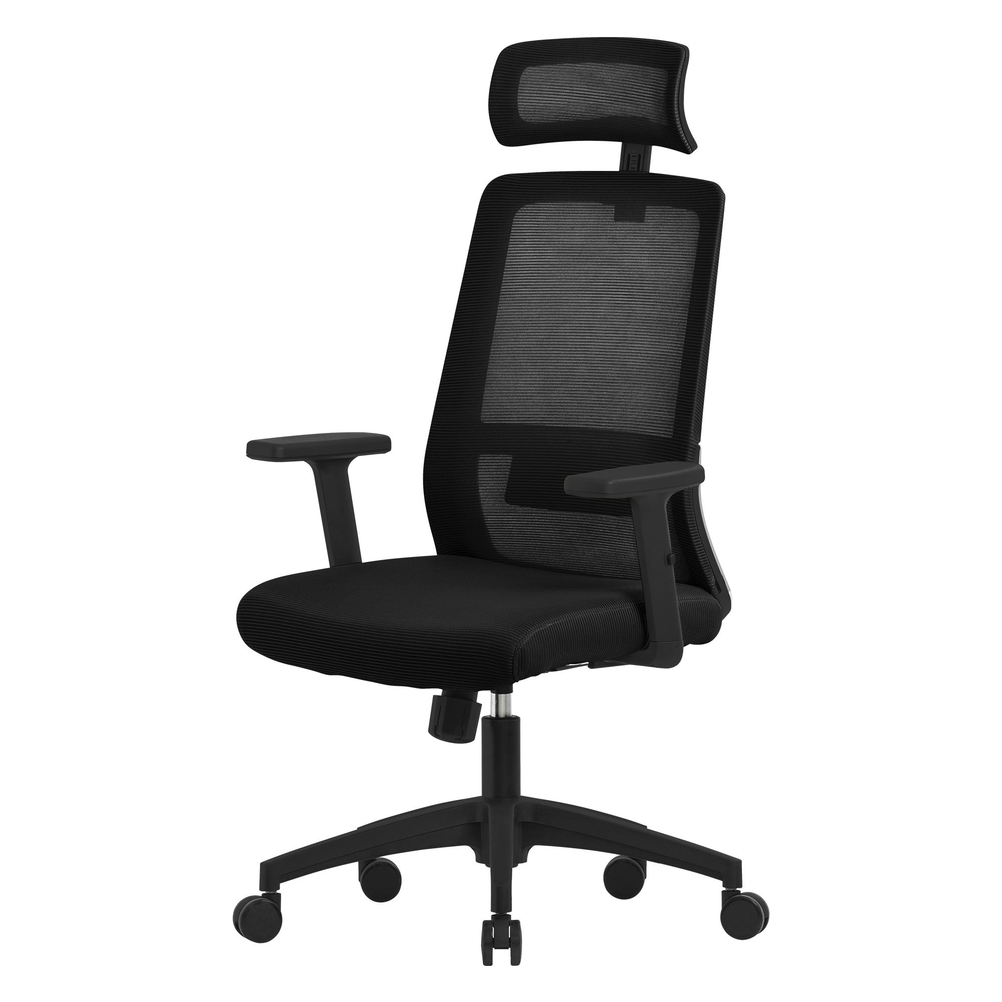 ECD Germany Surpreme chaise bureau ergonomique gris filet