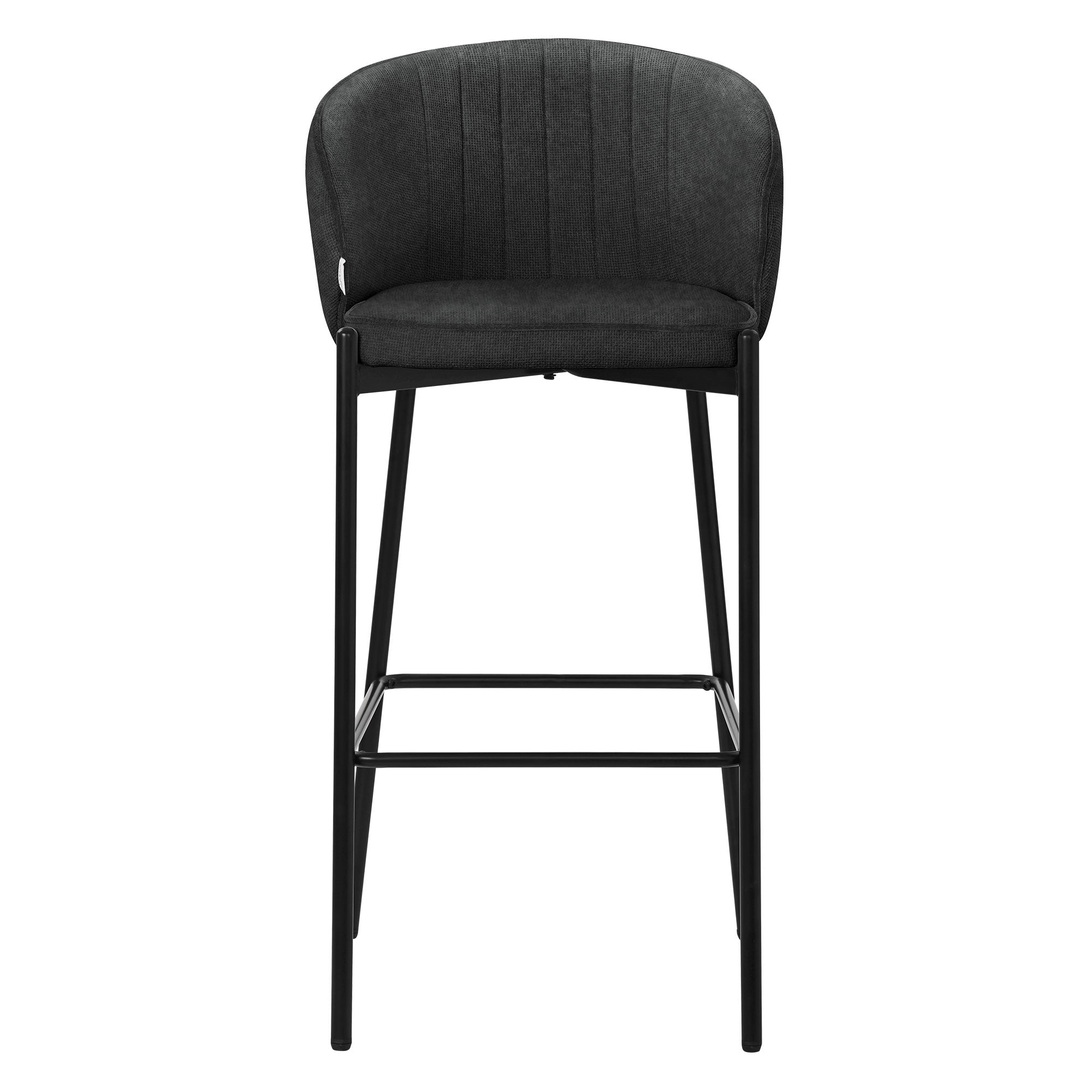 ECD Germany Möbel lot 4 tabourets bar anthracite tissu