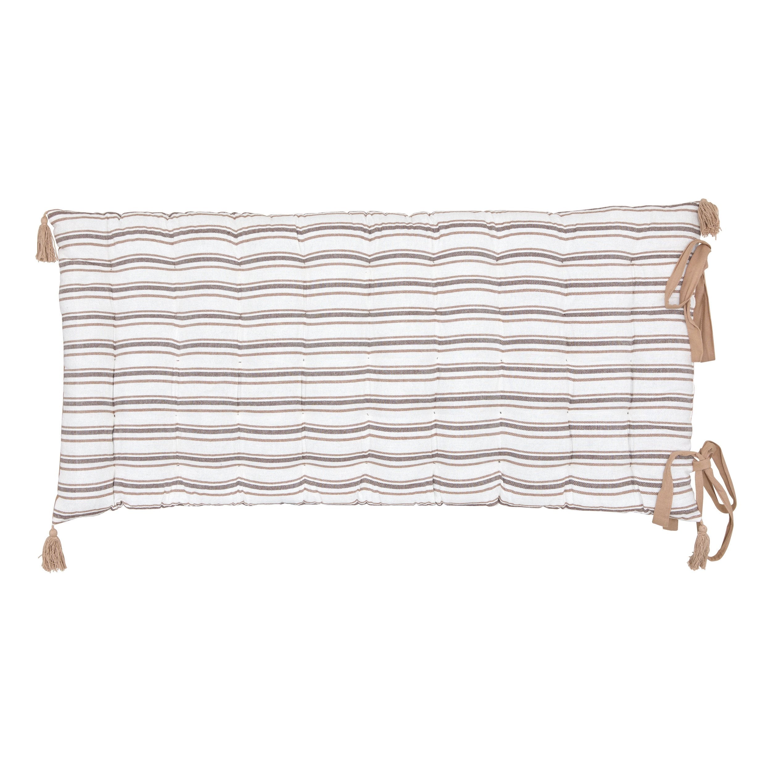 Stokomani Maison Groove matelas de sol rayé lin 60x120 cm