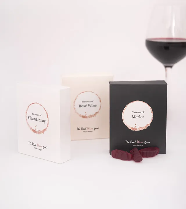 L'avant gardiste Épicerie Bonbons au vin Rosé Merlot Chardonnay