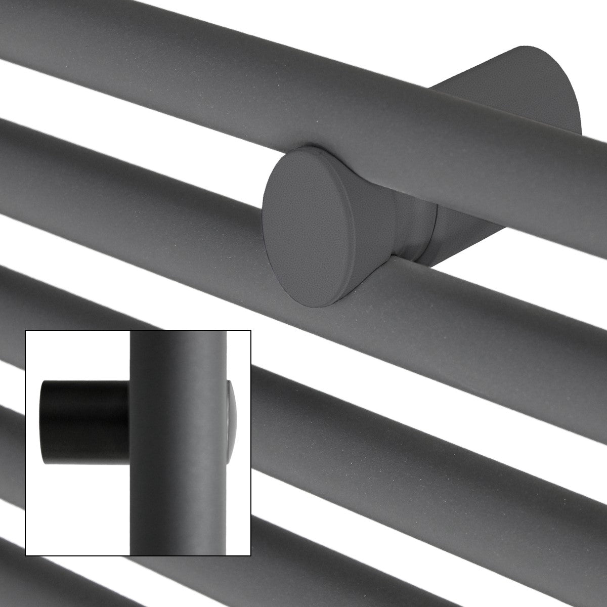 ECD Germany Sahara Sèche-serviettes électrique 1200W anthracite