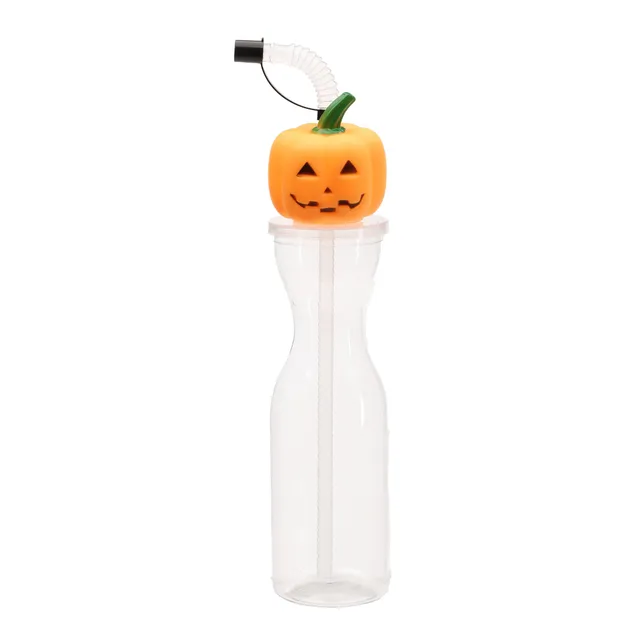 Cook Keen gourde Halloween plastique 450 ml avec paille