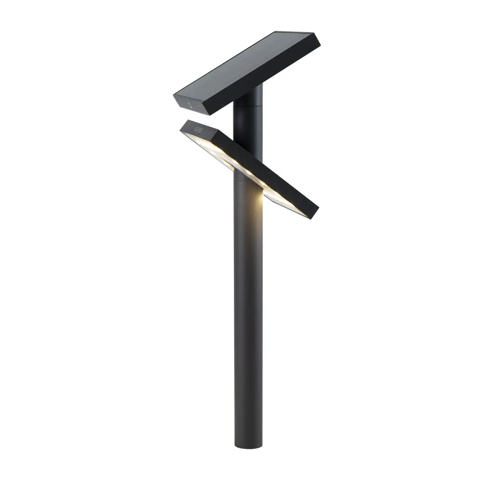 Red Deco Heliostepper spot solaire alu 47 cm blanc chaud