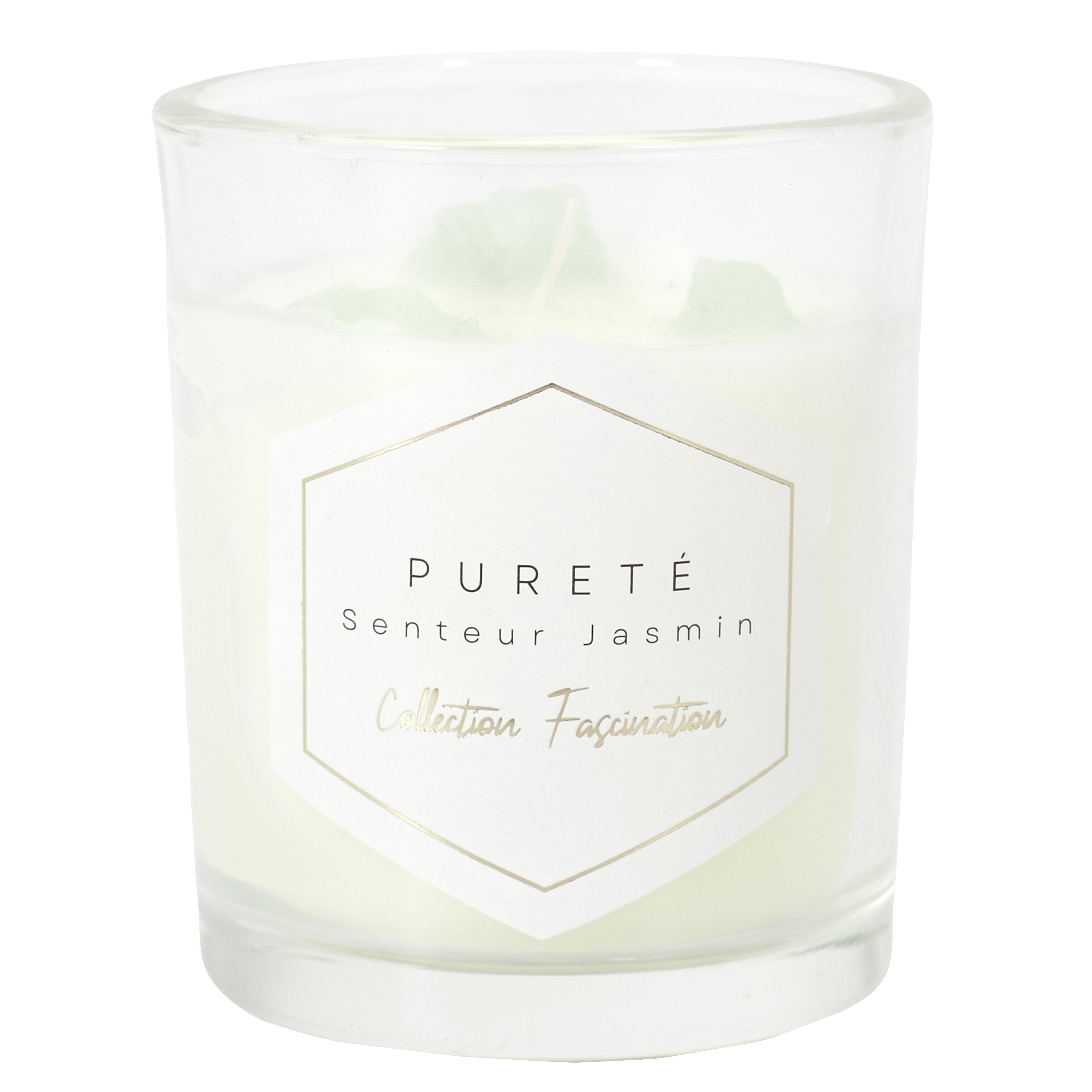 Stokomani Maison Bougie parfumée pierres jasmin
