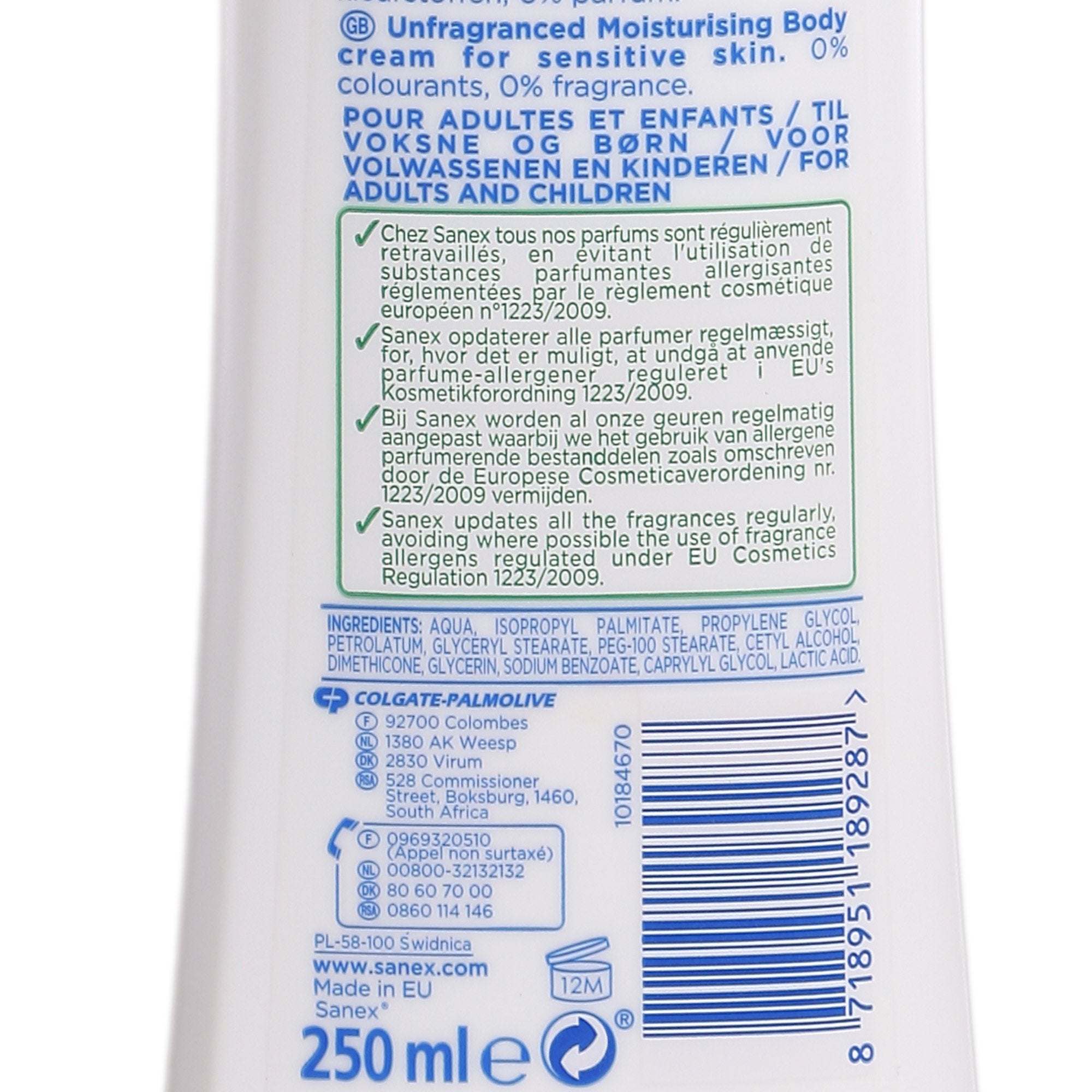 Stokomani Beauté Lait hydratant corps zero% lait corps peau douce