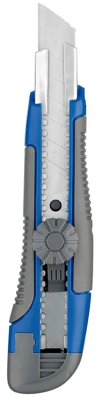 Safe Tool Bricolage Cutter plastique bi-matière 18 mm molette