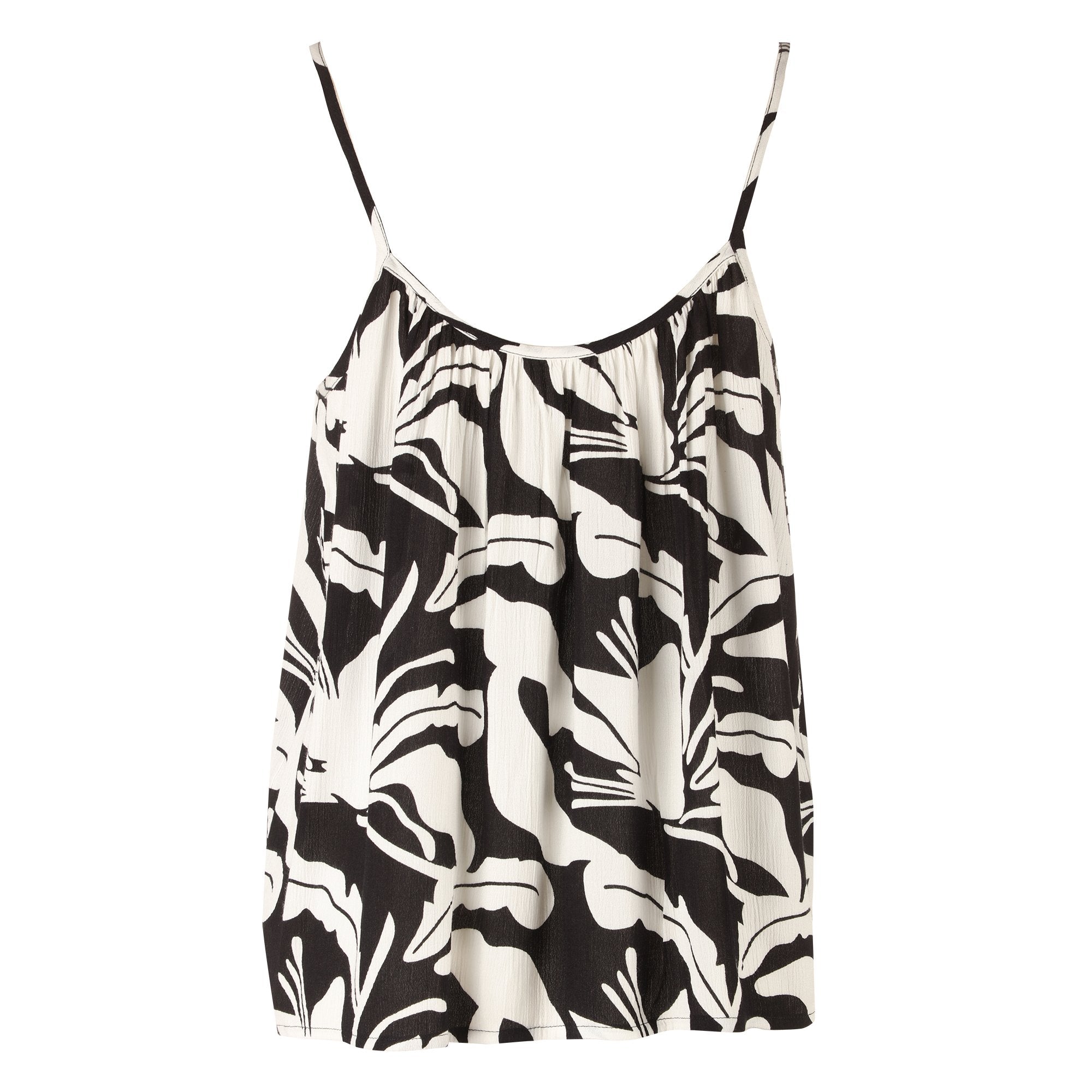 Stokomani Mode débardeur imprimé noir femme top été