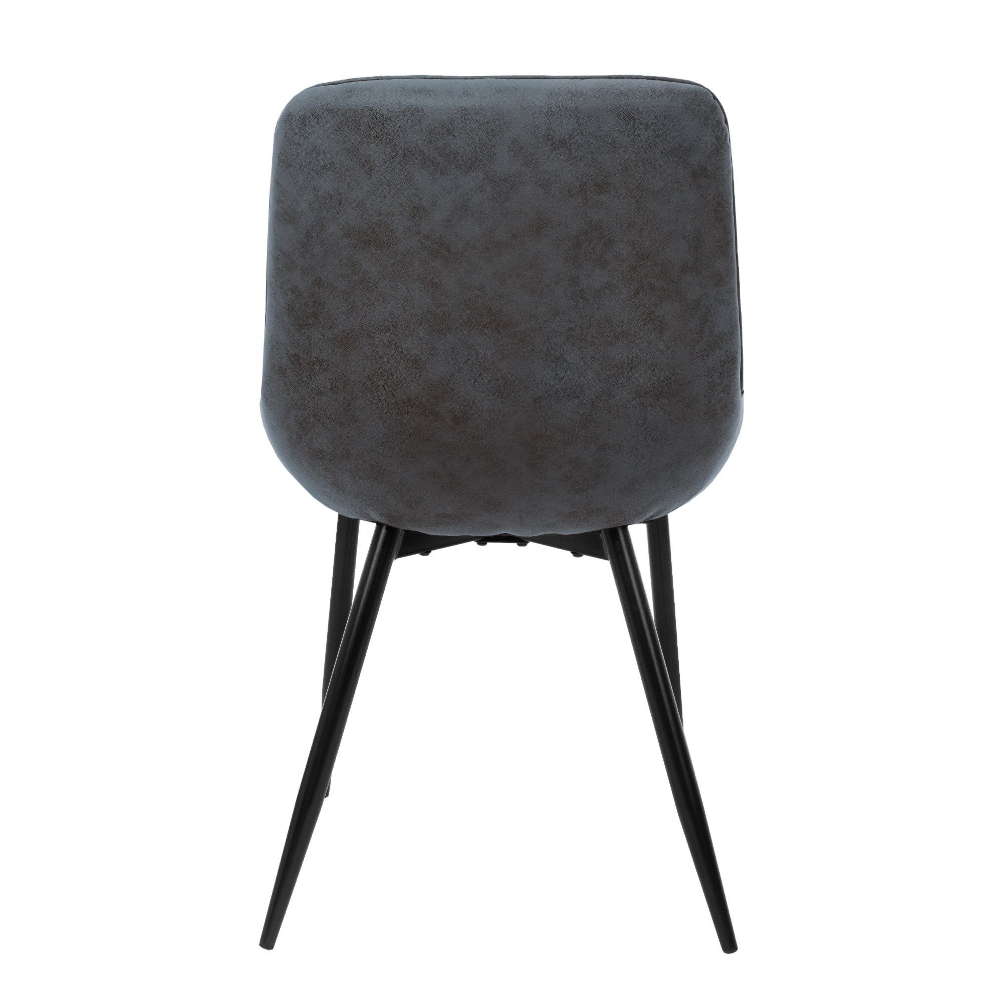 ECD Germany Möbel lot 4 chaises anthracite simili cuir