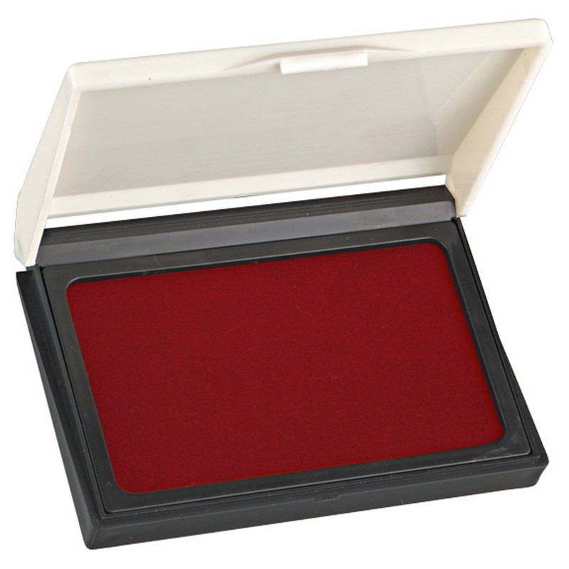 Safe Tool Tampons encreurs rouge 10x7,5 cm bureau
