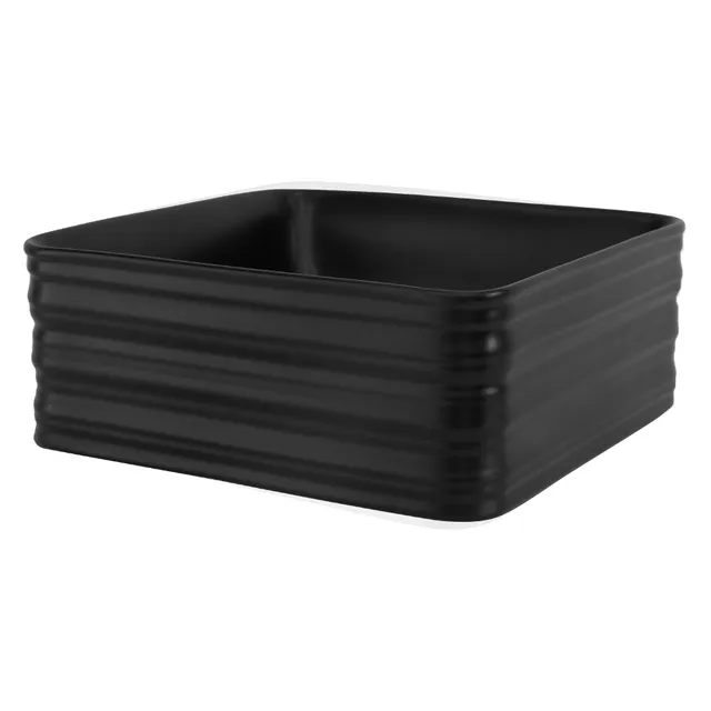 LuxeBath vasque à poser carrée blanche 390x390 céramique