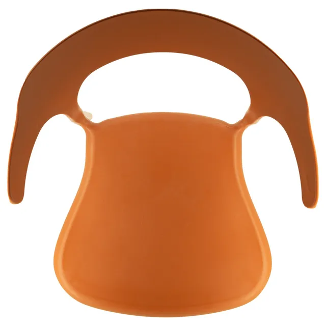 Stokomani chaise terracotta design nordique dossier courbé