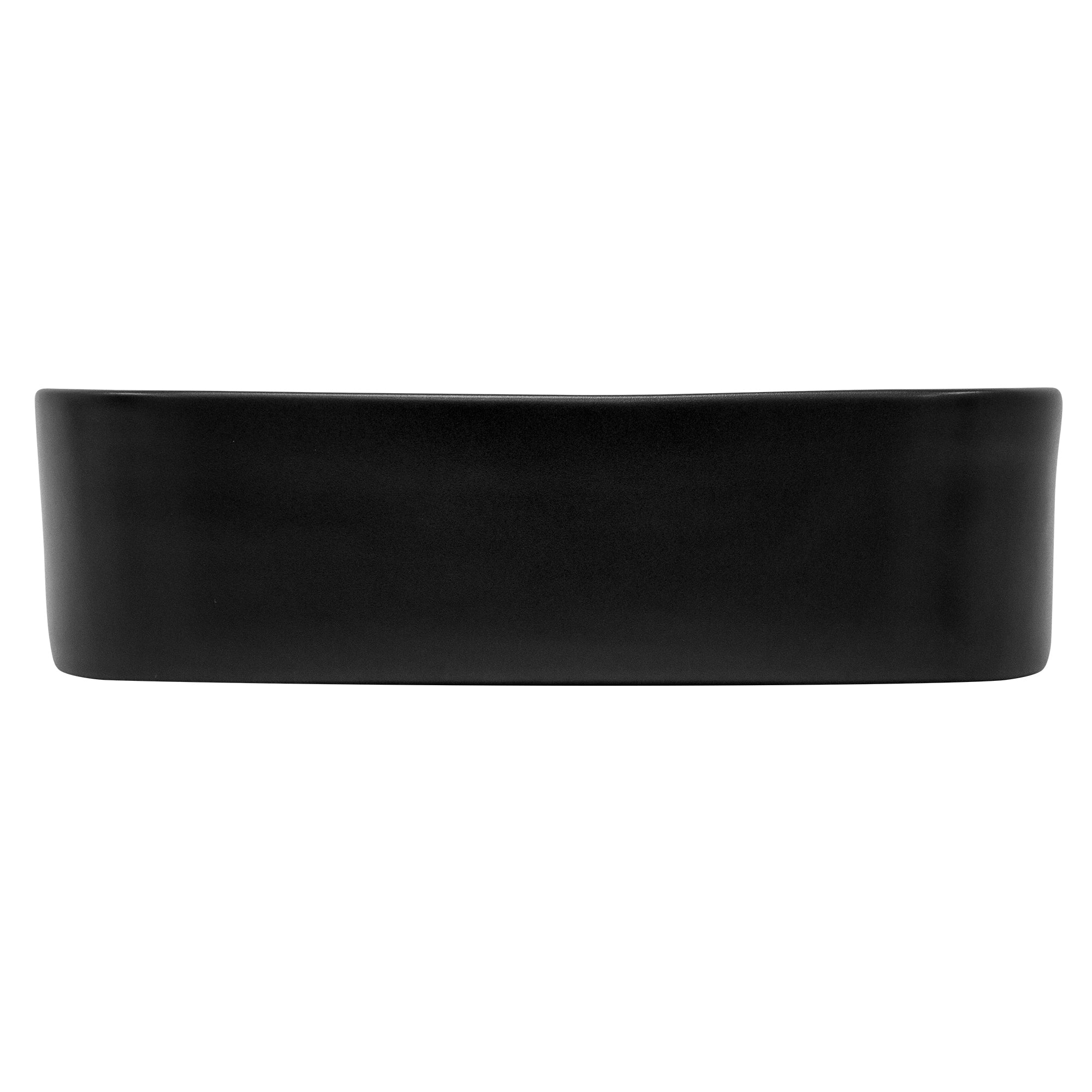 ECD Germany Sanitär vasque noir 43 cm céramique sans trop-plein